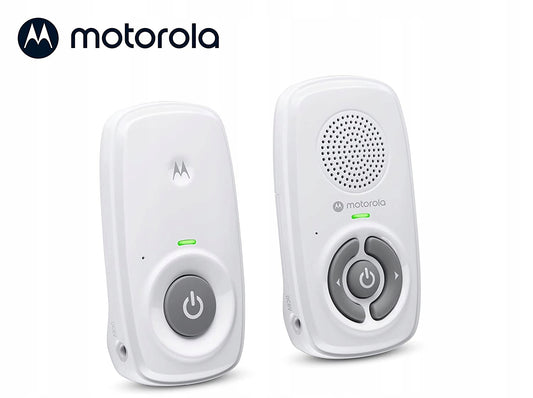MOTOROLA MBP21 cyfrowa niania elektroniczna DECT 2, biała, zestaw audio z jednostką rodzica i dziecka