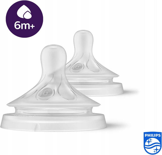 PHILIPS AVENT Natural Response θηλές 6μ+ x2
