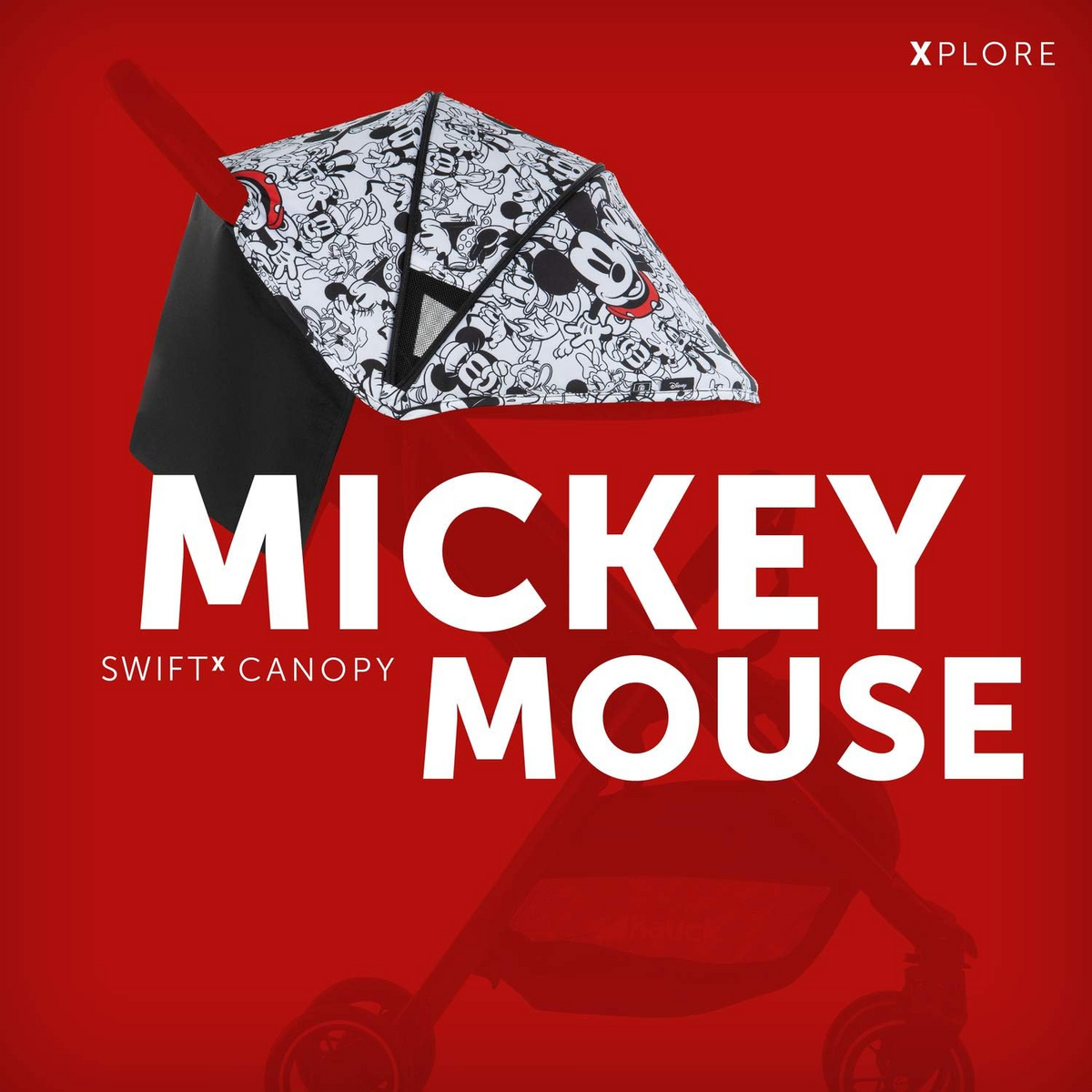 HAUCK x Disney daszek przeciwsłoneczny do Swift X UV50+