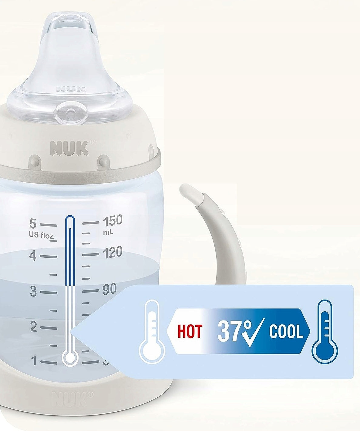 NUK First Choice+ FLASCHE 150 ml 0-6 m Temperaturanzeige ESEL
