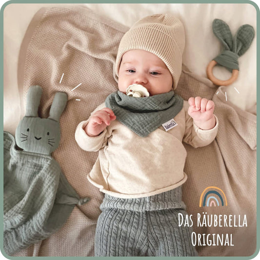 NUDU BABY zestaw muślina KOMFORTER gryzak