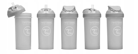 TWISTSHAKE Straw Cup cană anti-picurare cu pai 360 ml 6 m+