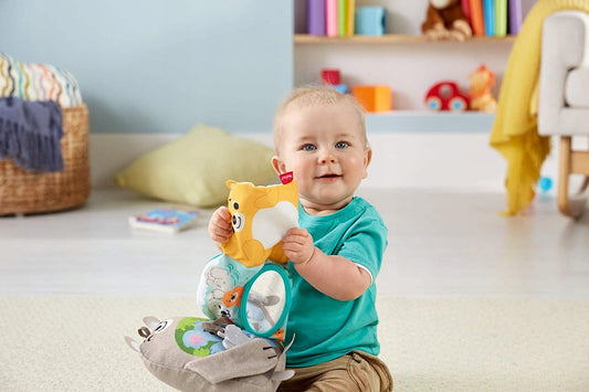 FISHER-PRICE livre d'éveil sensoriel 3m+