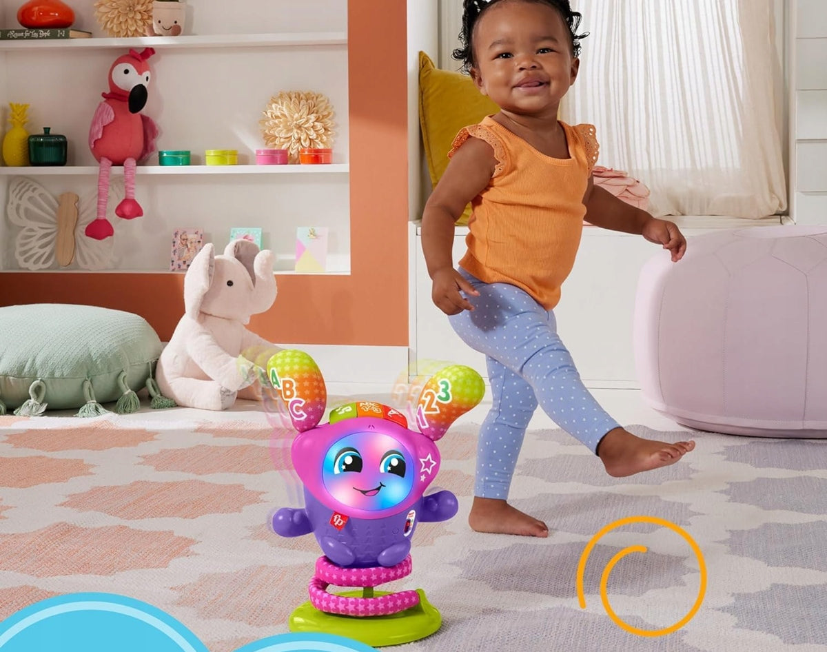 FISHER-PRICE интерактивен DJ TANZI пее танцува 75 дейности J. ANGIELSKI