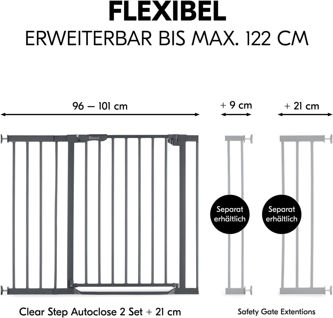 HAUCK Clear Step barrière d’escalier installation sans perçage 96-101