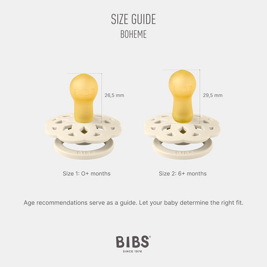 BIBS BOHEME залъгалки 2pack 0-6msc