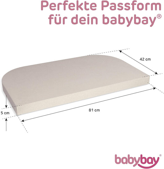 BABYBAY prześcieradło z gumką do Original 81x42 cm x2