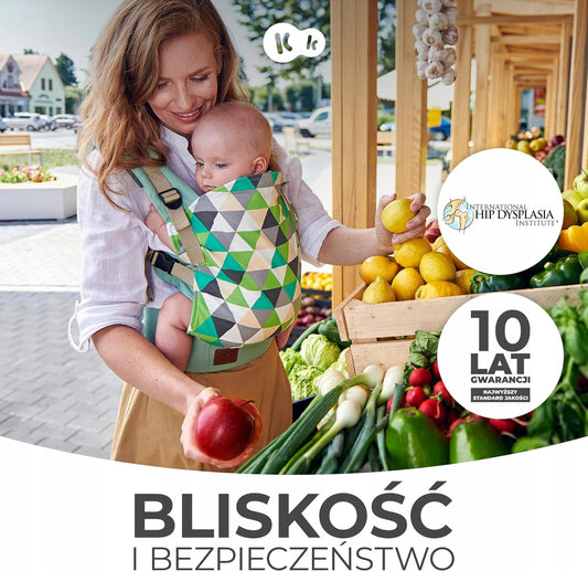 KINDERKRAFT NINO CONFETTI ергономична раница-носилка