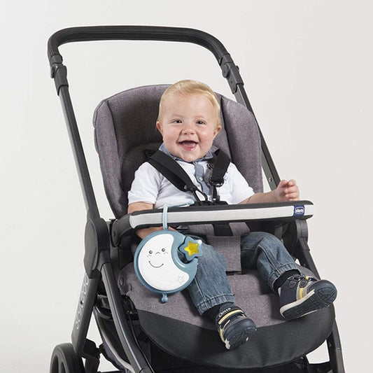 CHICCO Next2Dreams 2w1 karuzela z melodiami i lampką nocną MIŚ
