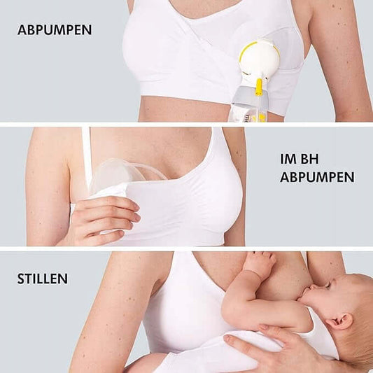 Medela 3w1 biustonosz do karmienia i odciągania L – nowy – zdjęcie 2