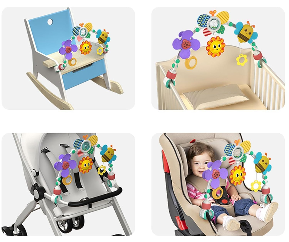 PLAY ARCH arco con giocattoli per passeggino e seggiolino auto