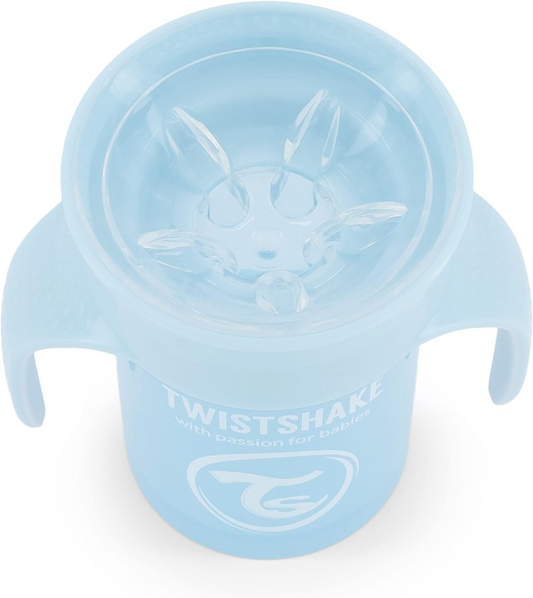 TWISTSHAKE ποτήρι 360 μοιρών χωρίς διαρροές 230 ml 6 μηνών+