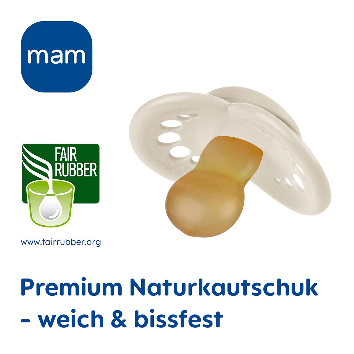 MAM Original Latex-Schnuller 16m+ x2