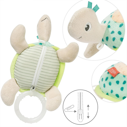 FEHN pluszowa przytulanka z pozytywką ŻÓŁW 16 cm