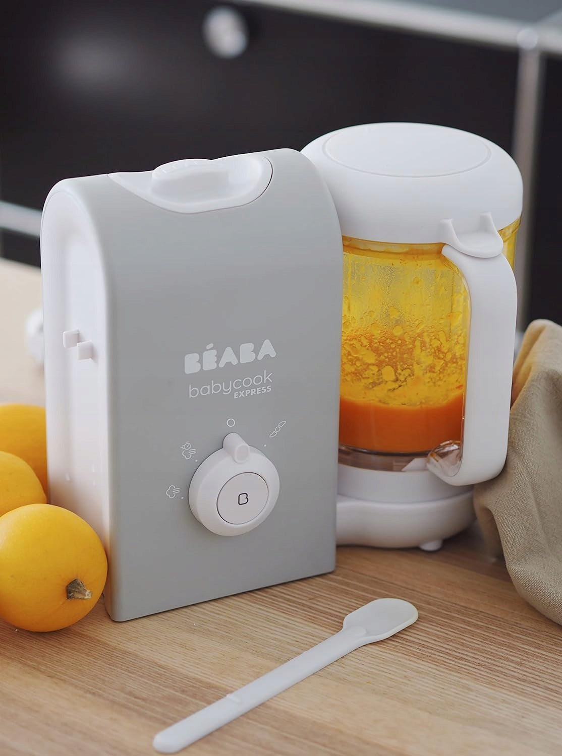 BEABA Babycook Express 4în1 aparat de gătit cu aburi, blender, dezghețător, încălzitor