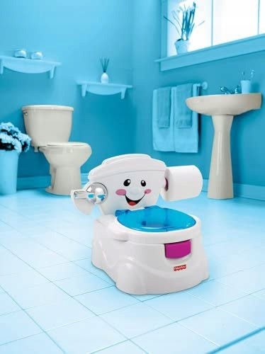 FISHER PRICE potje Mijn Eerste Toilet ZONDER GELUID