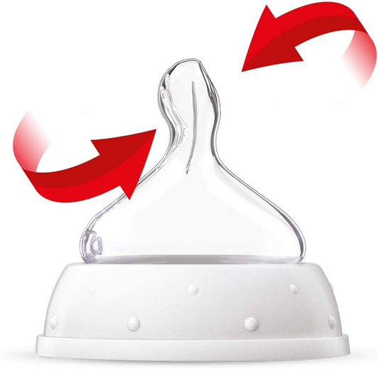 NUK First Choice butelka 300 ml smoczek M średni przepływ 3 m+ WIELORYB