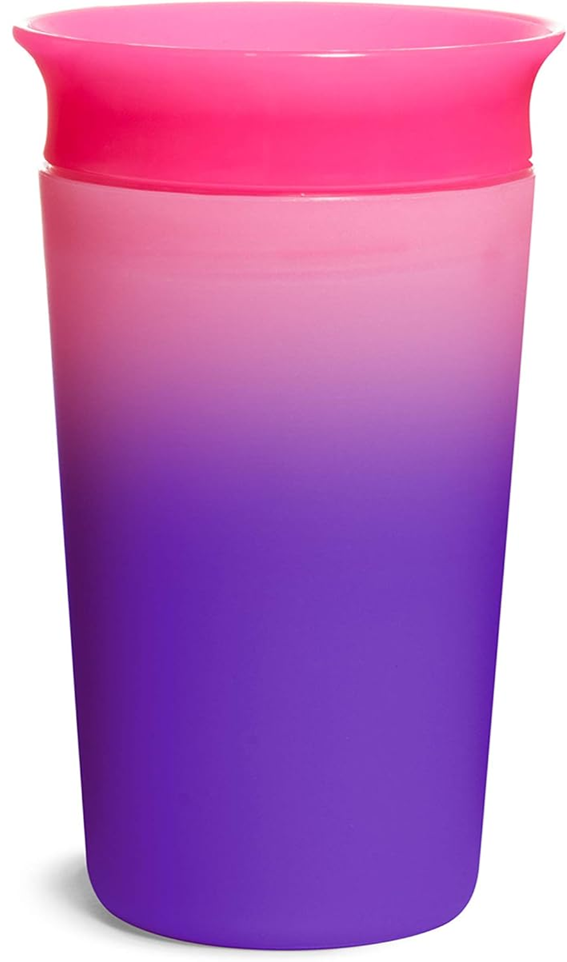 MUNCHKIN Miracle cană anti-vărsare care își schimbă culoarea, gură 360° 266 ml 12 luni+
