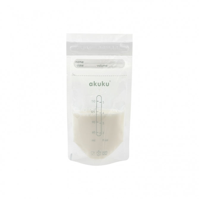AKUKU sacchetti sterili per CONSERVAZIONE DEL LATTE 150ML x30