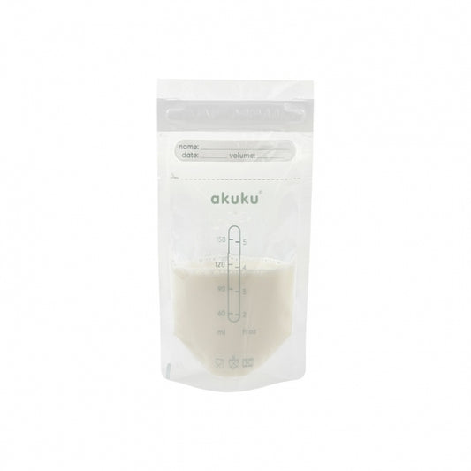 AKUKU sacchetti sterili per CONSERVAZIONE DEL LATTE 150ML x30