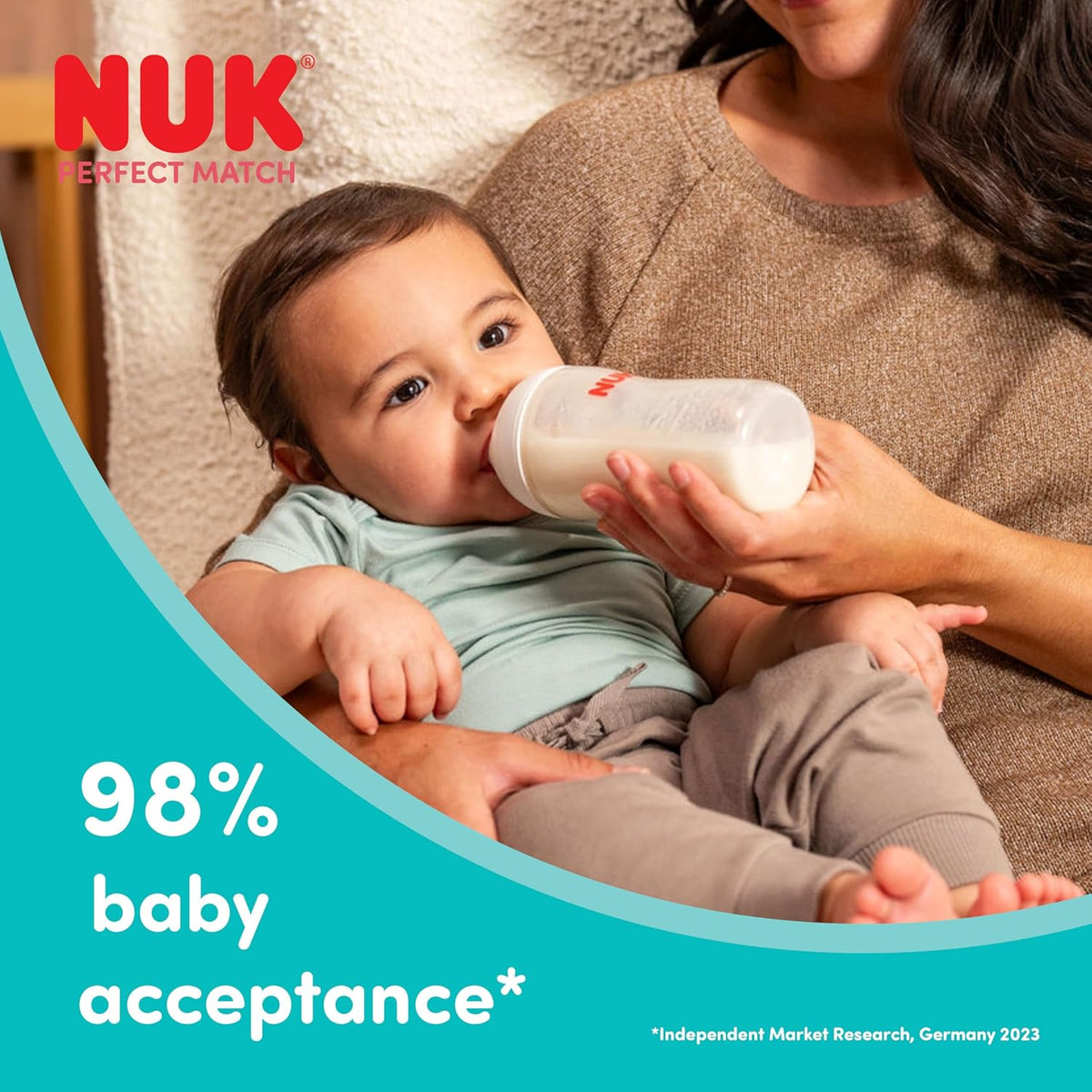 NUK Perfect Match tetina 6m+ x2