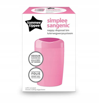 TOMMEE TIPPEE simplee sangenic kosz na zużyte pieluchy + wkład