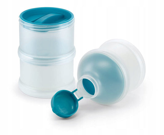 NUK pojemnik na mleko modyfikowane z dozownikiem, BPA free, do przechowywania mleka w proszku