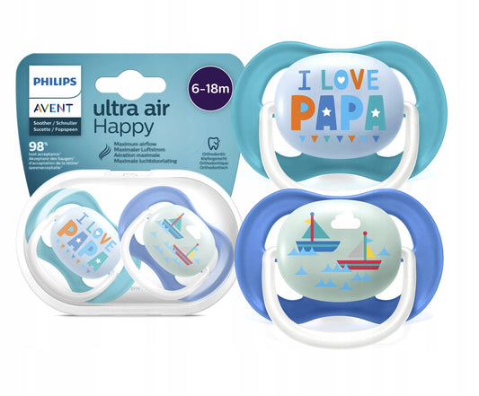 PHILIPS AVENT Chupetes Ultra Air x 2 6-18 meses