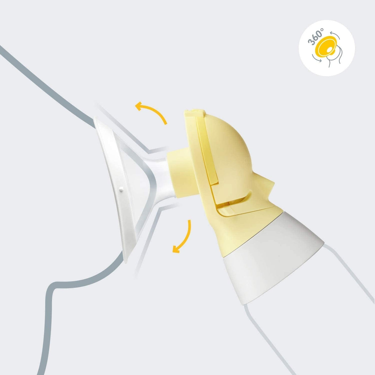 MEDELA Swing Maxi Flex podwójn laktator 2-fazowyU1 z technologią FLEX™, wygodna pozycja odciągania 360°