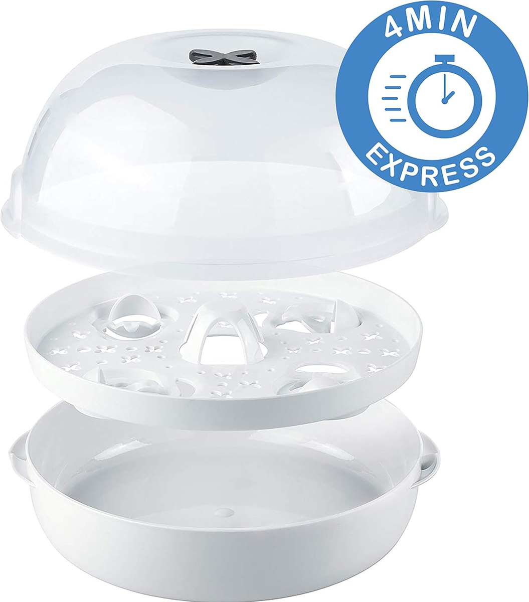 TIGEX Express sterilizzatore a microonde 5 biberon e accessori 4 minuti