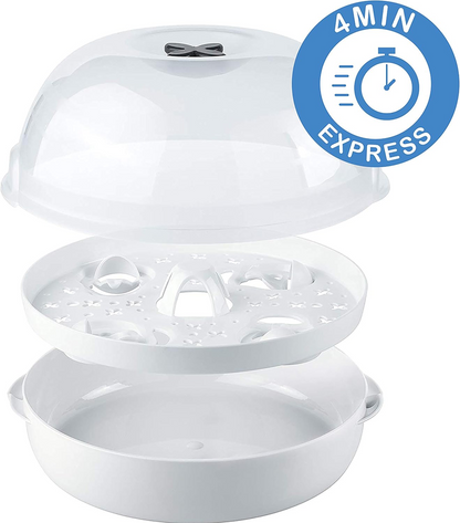 TIGEX Express sterilizzatore a microonde 5 biberon e accessori 4 minuti