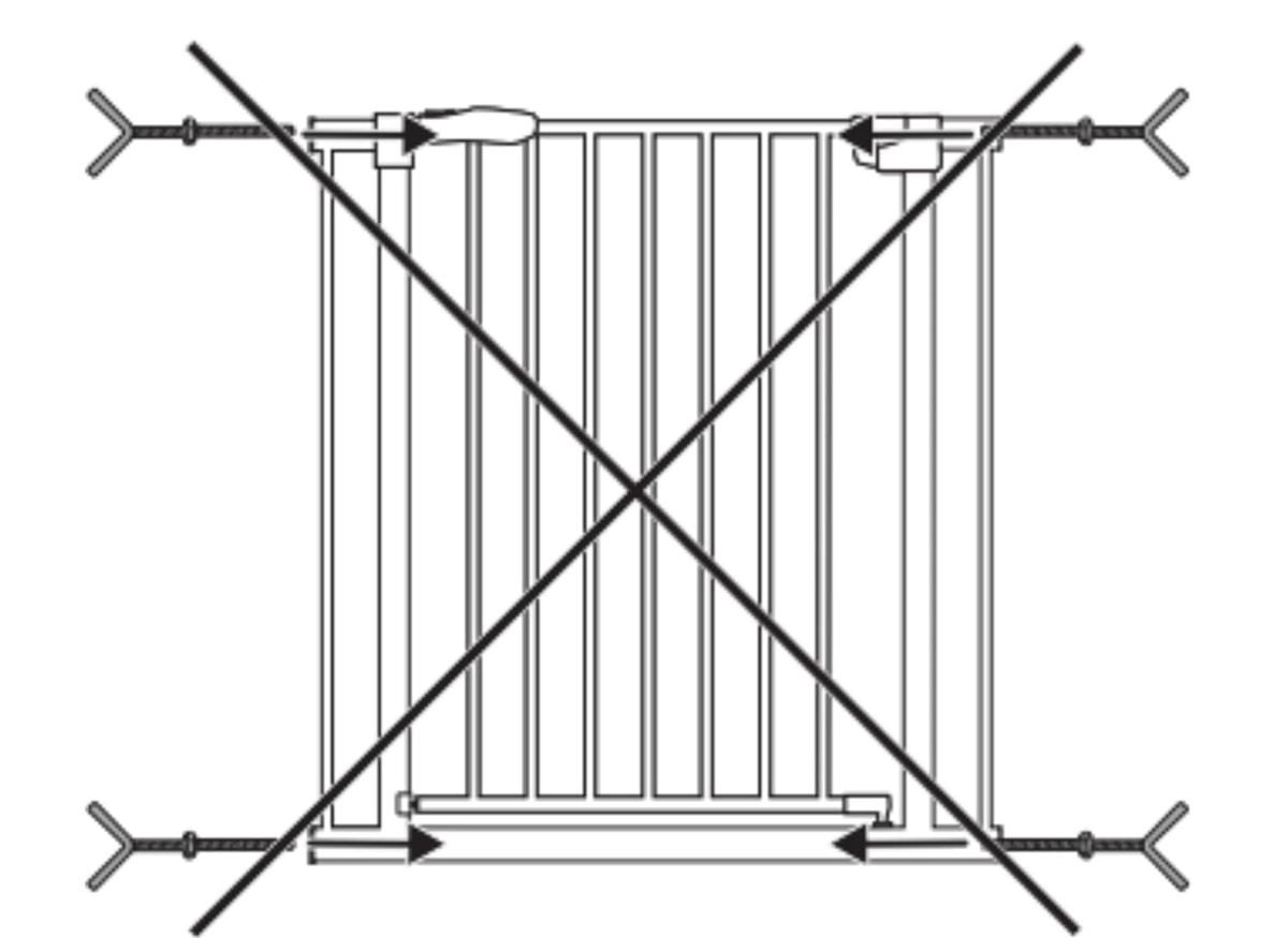 HAUCK Y-Spindle mounting screws for safety gate