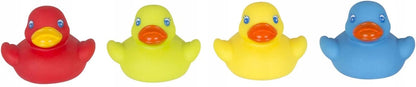 PLAYGRO Bright Baby Duckies gumowe kaczki do kąpieli 6 m+ 4 sztuki