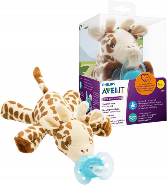 AVENT succhietto calmante con peluche 0-6m