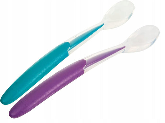 NUK Silikonlöffel-Set x2 4 Monate+
