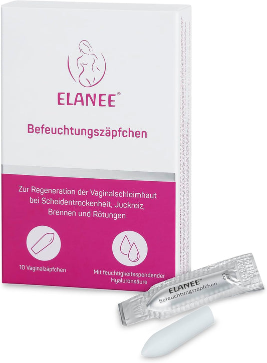 ELANEE овлажняващи вагинални глобули без хормони x10