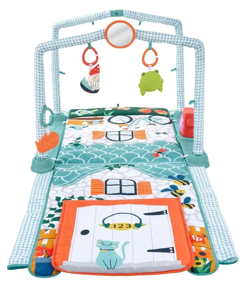 FISHER-PRICE 3-i-1-aktivitetsmåtte til leg, læring og udforskning