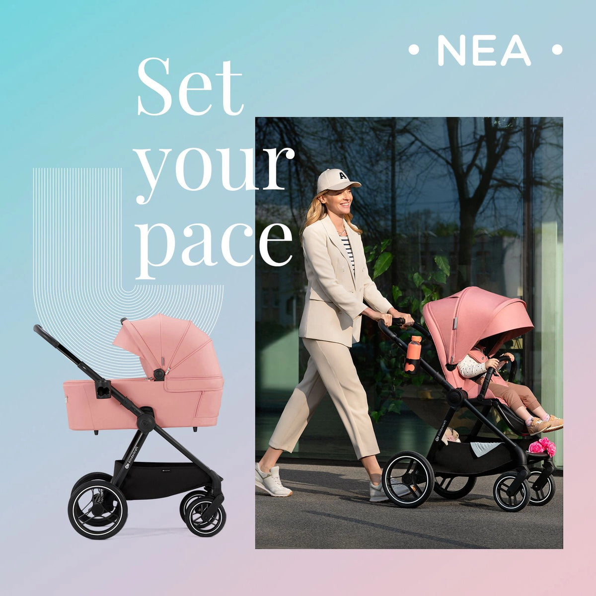 Nacelle compacte pour poussette NEA UPF50+ KINDERKRAFT