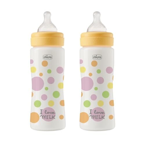 CHICCO Perfect Easy butelki 330 ml szybki przepływ 2 szt. – zdjęcie 2