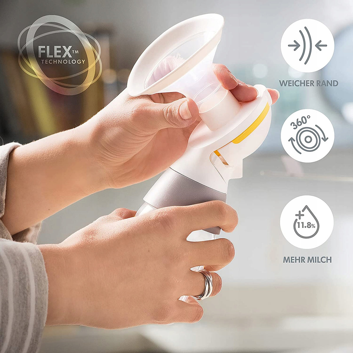 MEDELA SOLO 2-Phasen-Milchpumpe elektrisch USB