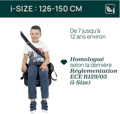 CHICCO Quasar Fix i-Size autosedačka typu podsedák 126-150cm