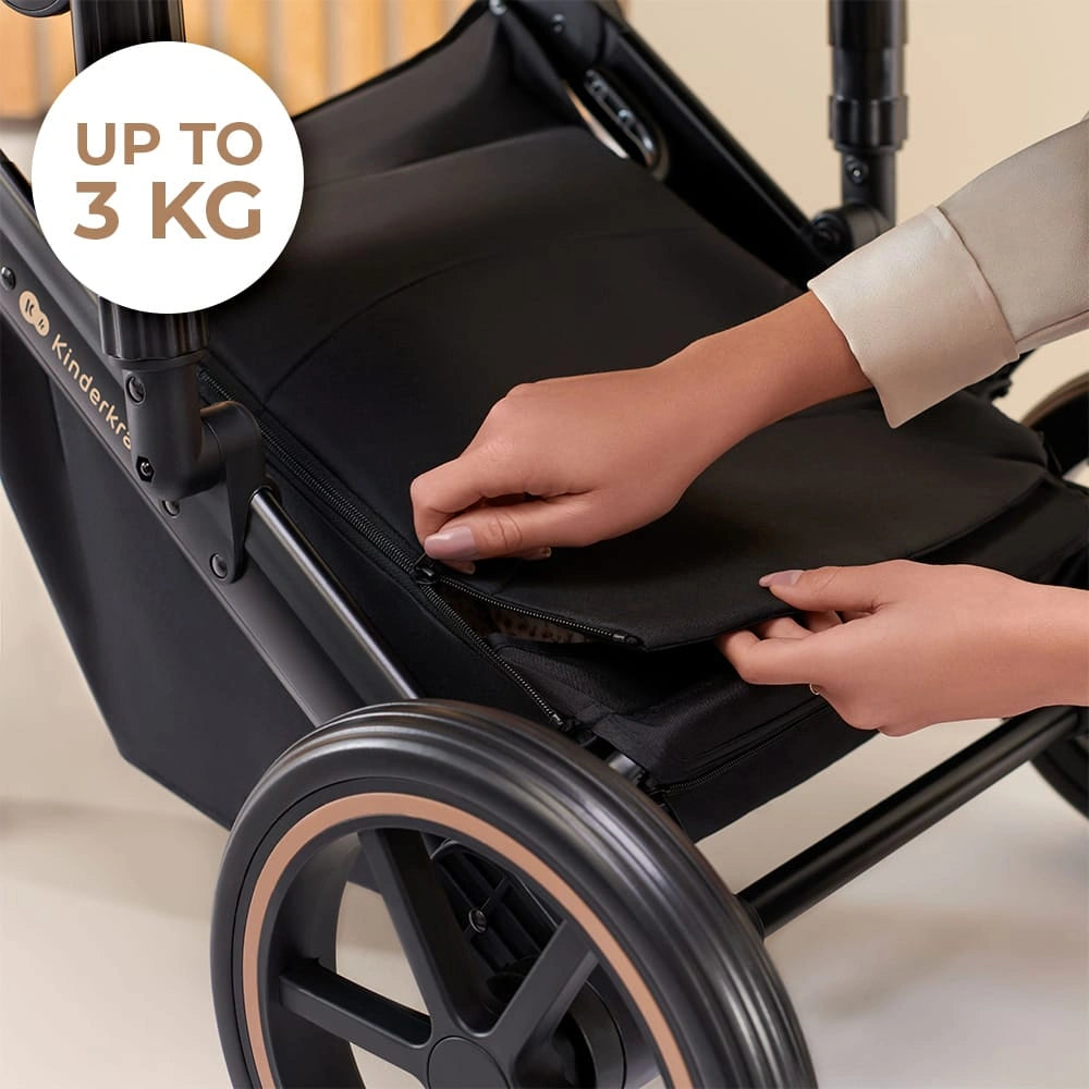 KINDERKRAFT PRIME2 PRO 3w1 wózek wielofunkcyjny do 22kg + fotelik MINK PRO