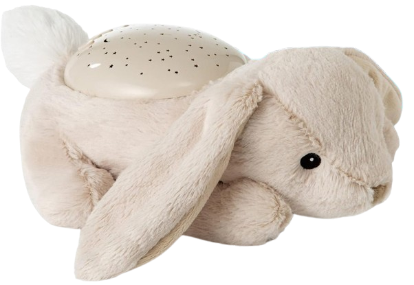 CLOUD B Dream Buddies gosedjur med stjärnprojektor KANINEN BENNY 31 cm