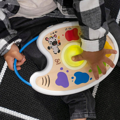 HAPE Magic Touch Musik-Malerpalette in 3 Sprachen 17,5 x 27 cm