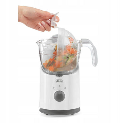 CHICCO Easy Meal4 in 1 food processordefrost, cook, blend, heat + shredcolour whitecapacity of bowls 1000 ml