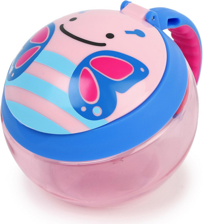 SKIP HOP Zoo Snack Cupfood containerage 12 m+colour pink and bluewidth 9 cm, length 11 cm, height 8 cmmaterial