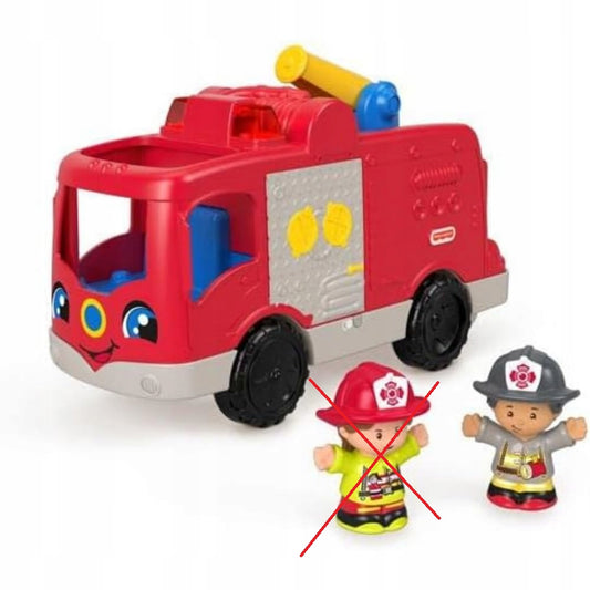 FISHER-PRICE GXR77 Feuerwehrauto + 1 Figur DEUTSCHE SPRACHE