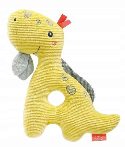 FEHN Happy Dino grzechotka chwytak dla niemowląt 16cm