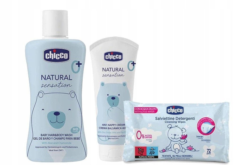 CHICCO Natural zaino borsa per pannolini e accessori + cosmetici