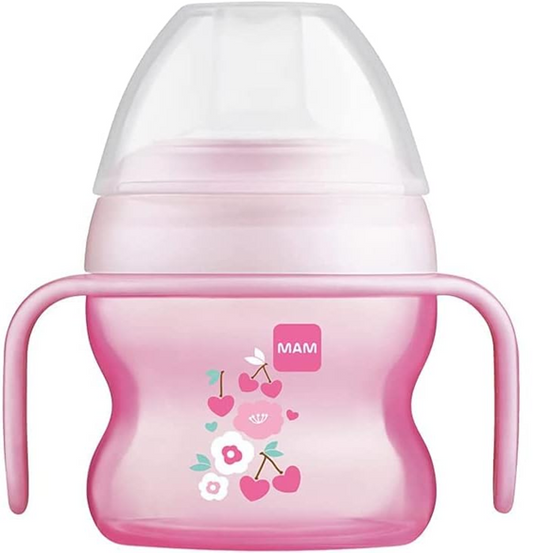 MAM Starter Cup cseppmentes itatópohár 150 ml 4 hónap+ VIRÁGOK
